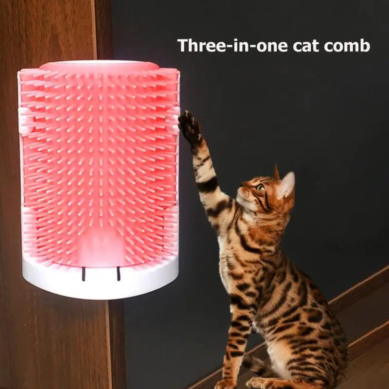 Durable Cat Toys Wear resistant Solid Removable Pet Massage Comb Cat