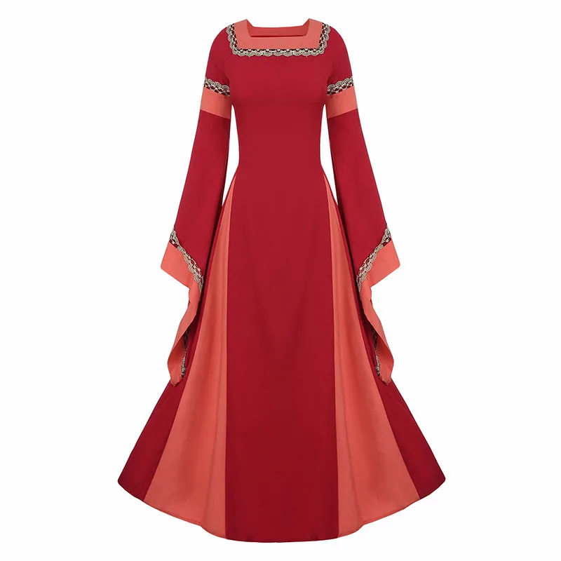 Средневековый костюм эпохи Возрождения свадебное платье макси женский халат