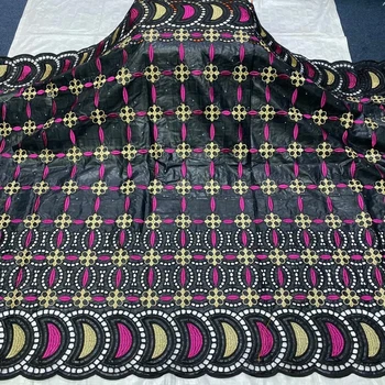 

5yards Tissu African Dry Lace Fabric Bazin Riche Getzne 2020 Nouveua High Quality Jacquard Guinea Brocade Fabric African Lace