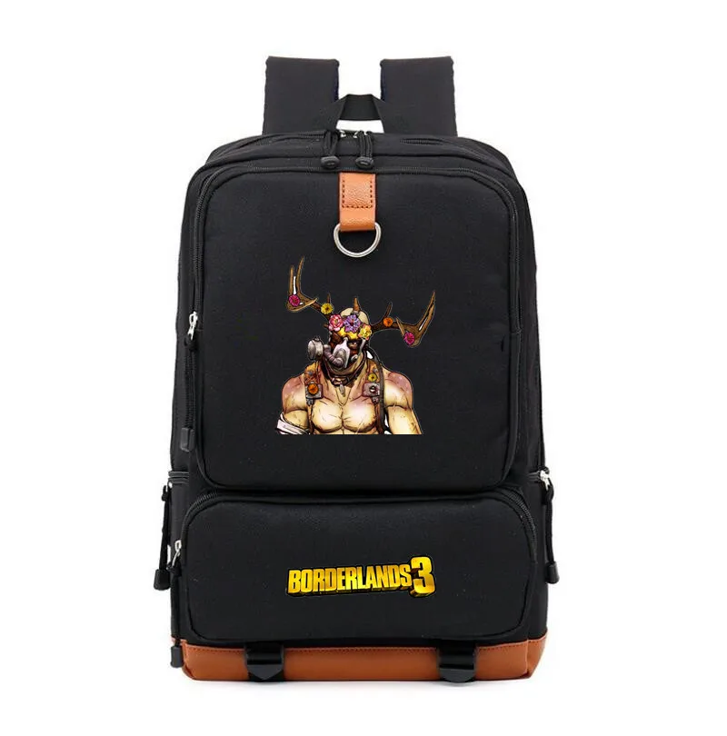 N Borderland 3 mochila Печать Рюкзак для подростков холст школьная сумка на плечо Рабочая дорожная сумка для ноутбука рюкзак - Цвет: N