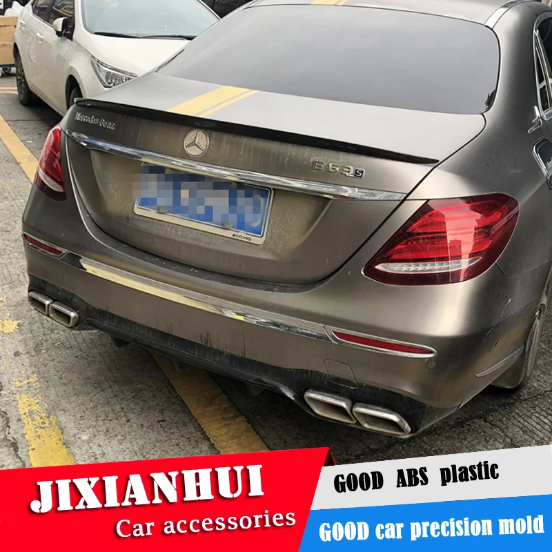 Спойлер из углеродного волокна для W213 2016 2019 e класс спойлер Mercedes Benz E200 E300