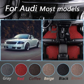 

Luxurious Waterproof Floor Mats For Audi A1 A3 A8 A7 Q3 Q5 Q7 A4 A4L A5 A6 S3 S5 S6 S7 S8 R8 TT SQ5 SR4-7 Leather Custom Made