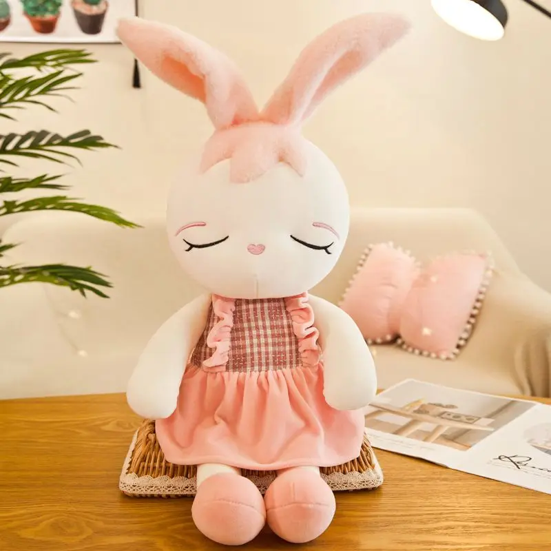 1PC 50cm Kawaii Cartoon Rabbit Plush Toy Bunny With Skirt Doll Soft Stuffed Doll Kids Girls Birthday Christmas Gift Sleeping - Цвет: A1