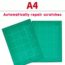 Сухая пленка резиновая резная Печать Pad A4 Лоскутная ручная счетная резка Pad модель задняя пластина самовосhealing вающаяся ремонтная разделочная доска инструмент