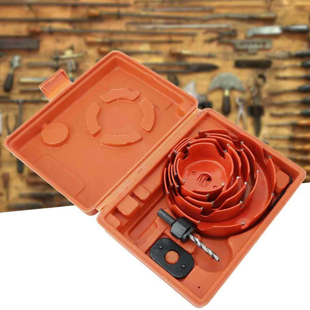 8pcs Sharp Woodworking Drill Bit Set DIY Hand Tool Hard Industry Alloy Open Hole Home Multifunction Cutting Wide Use