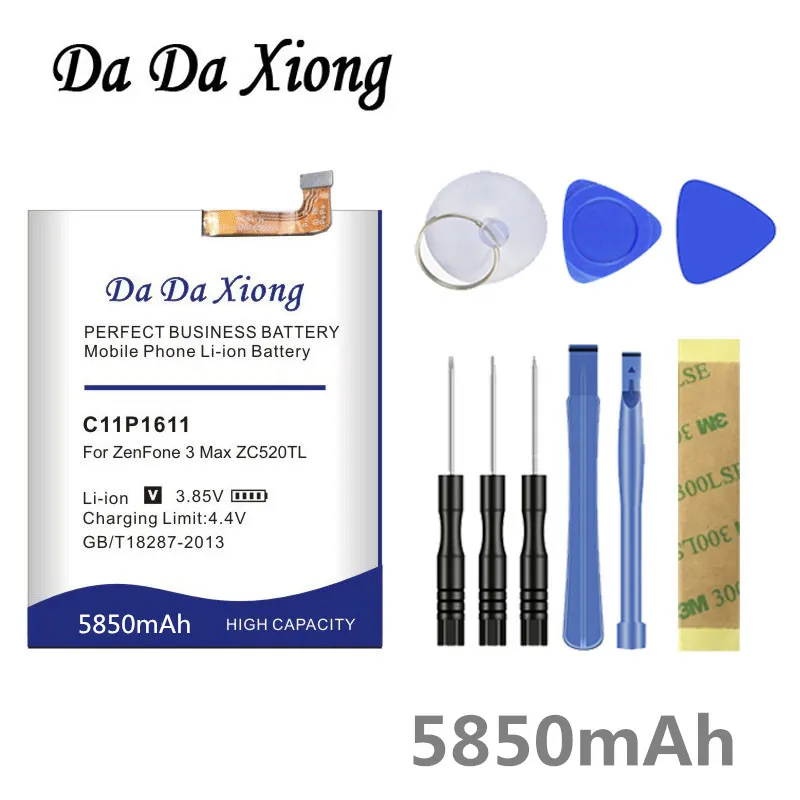 

Da Da Xiong 5850mAh C11P1611 Battery for ASUS Zenfone 3 Max Z3 Max ZC520TL