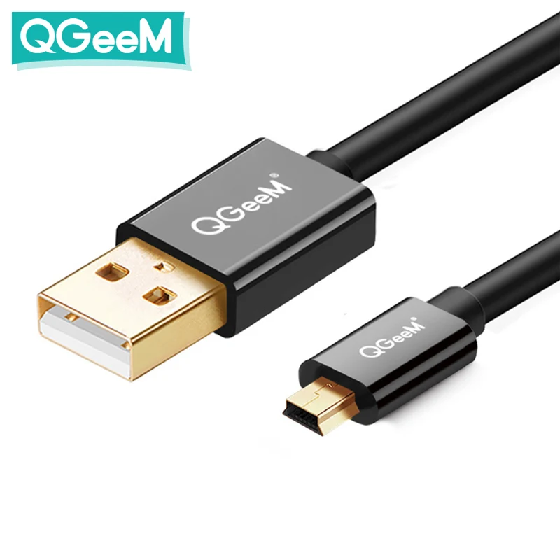 QGeeM мини USB кабель к быстрое зарядное устройство для сотовых телефонов MP3 MP4 плеер