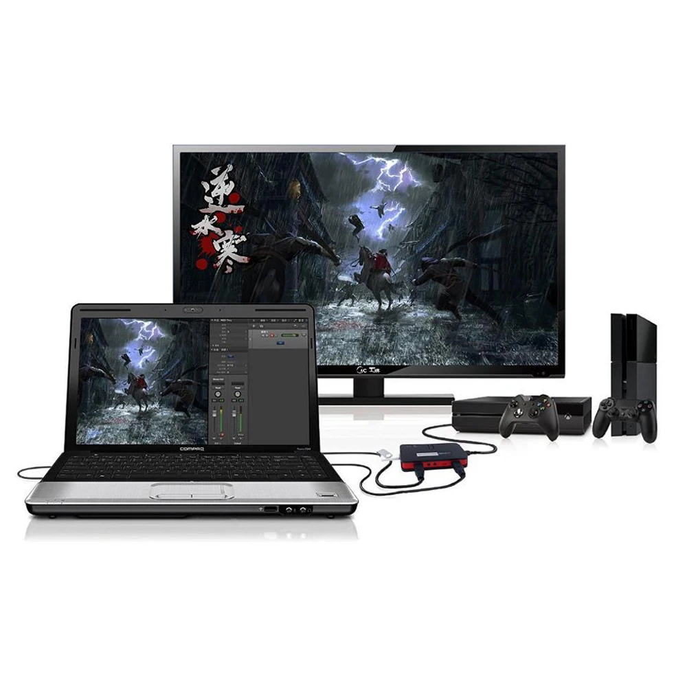 Новый игровой захват hd 2017 с HDMI/AV/Ypbpr в 1080P Rec USB драйвер или sd карта для Xbox360/PS3/4