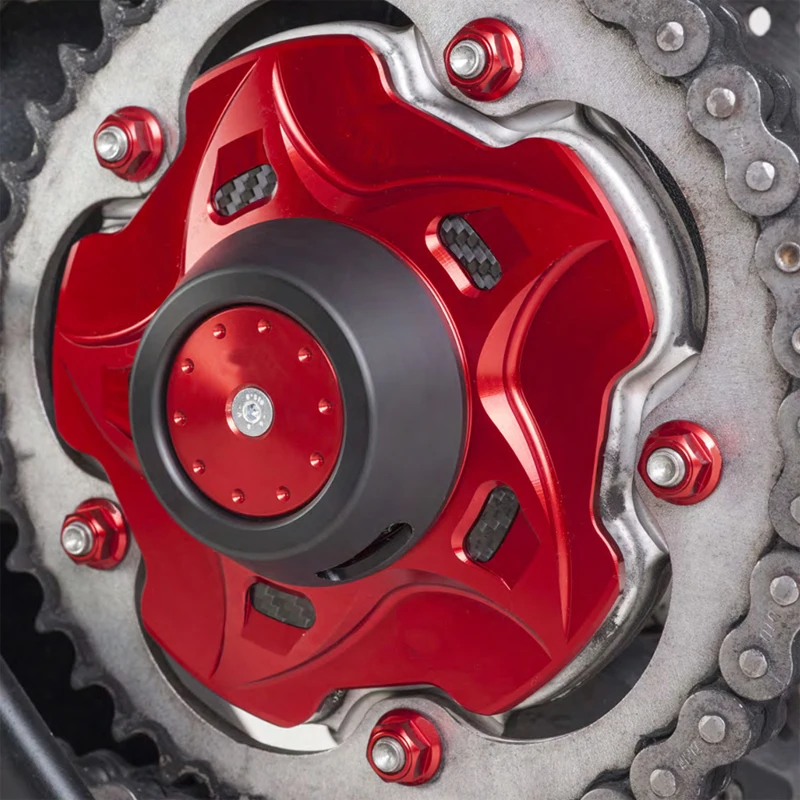 Для Honda Suzuki Yamaha Kawasaki Ducati 6 шт. M10 * 1 25 CNC Задняя звездочка гайка комплект алюминиевый