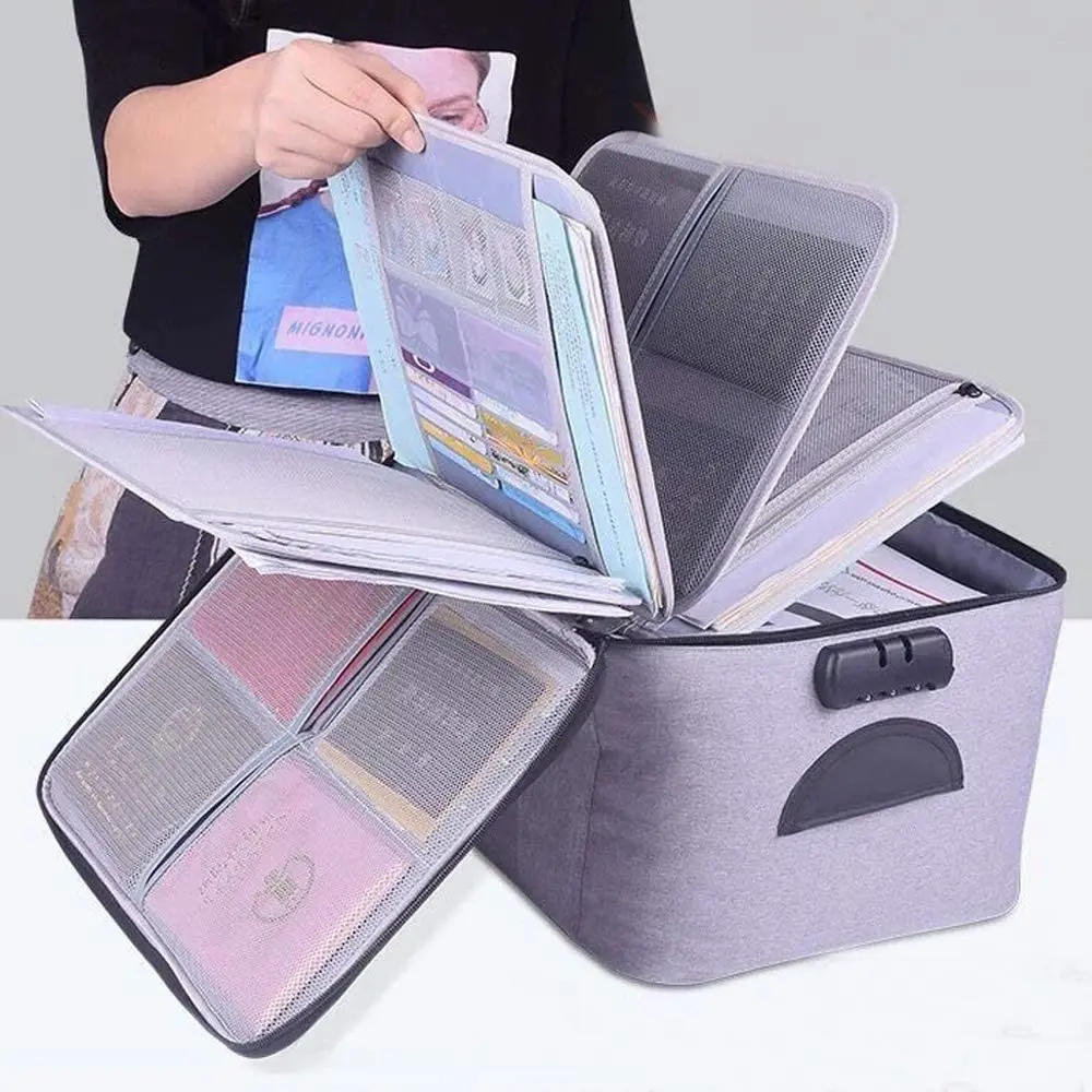 Women Travel Wallet Family Passport Holder Tickets Storage Bag Wallet  Credit Waterproof Document Case Organizer Card Id Handbag - Storage Bags -  AliExpress