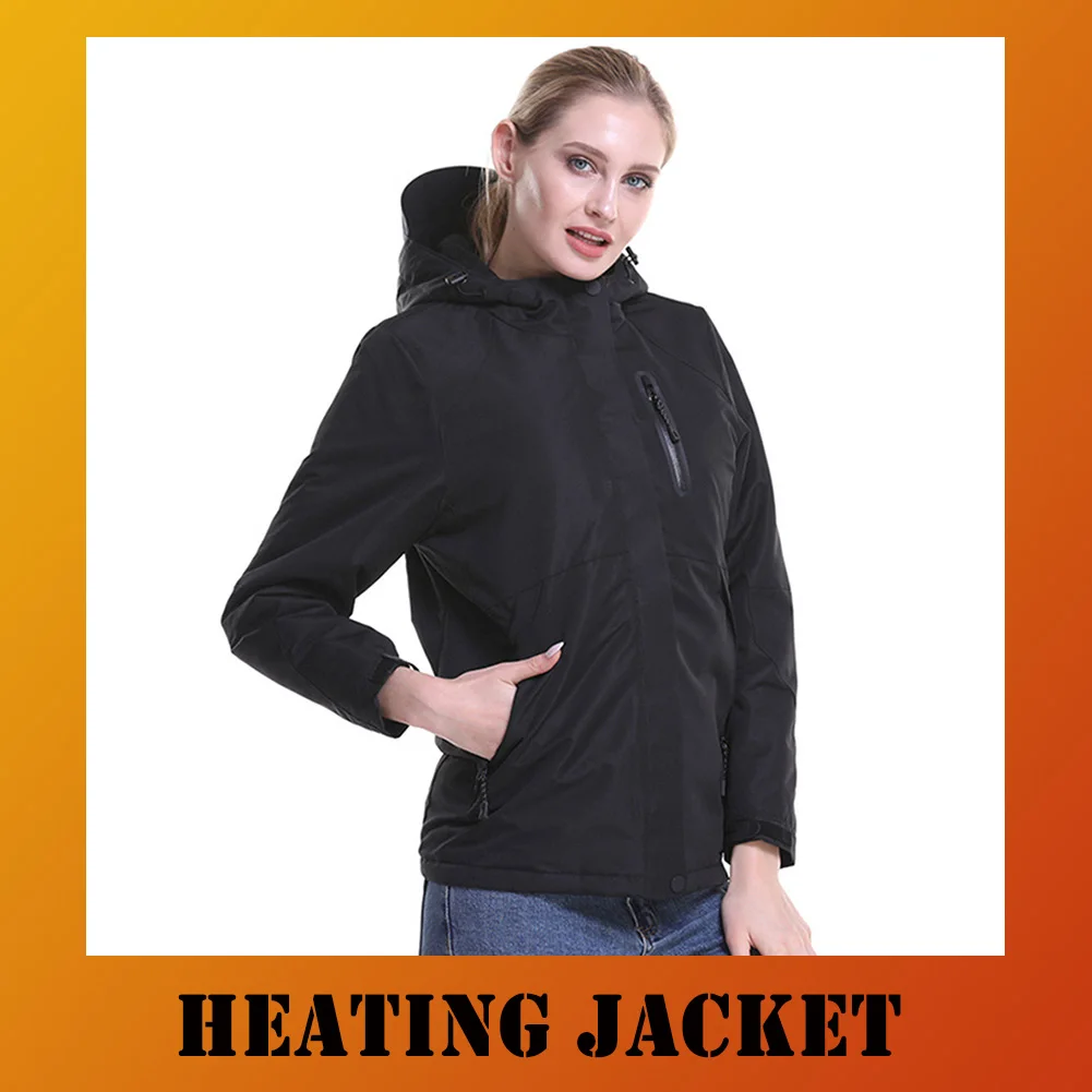 

Autumn and Winter Men and Women Smart Heating jacket USB Fiber Heating Travel Coat Waterproof