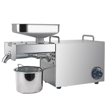 

Newest Commercial Use Oil Press Machine Stainless Steel Seed Cold Hot Press Oil Mill Machinery Peanut Coconut Oil Extraction