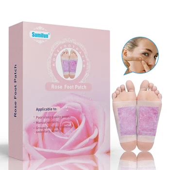 

2Pcs/Box Health Care Foot Patch Rose Detox Foot Patch Essential Oil 100% Original Chinese Natural Plaster