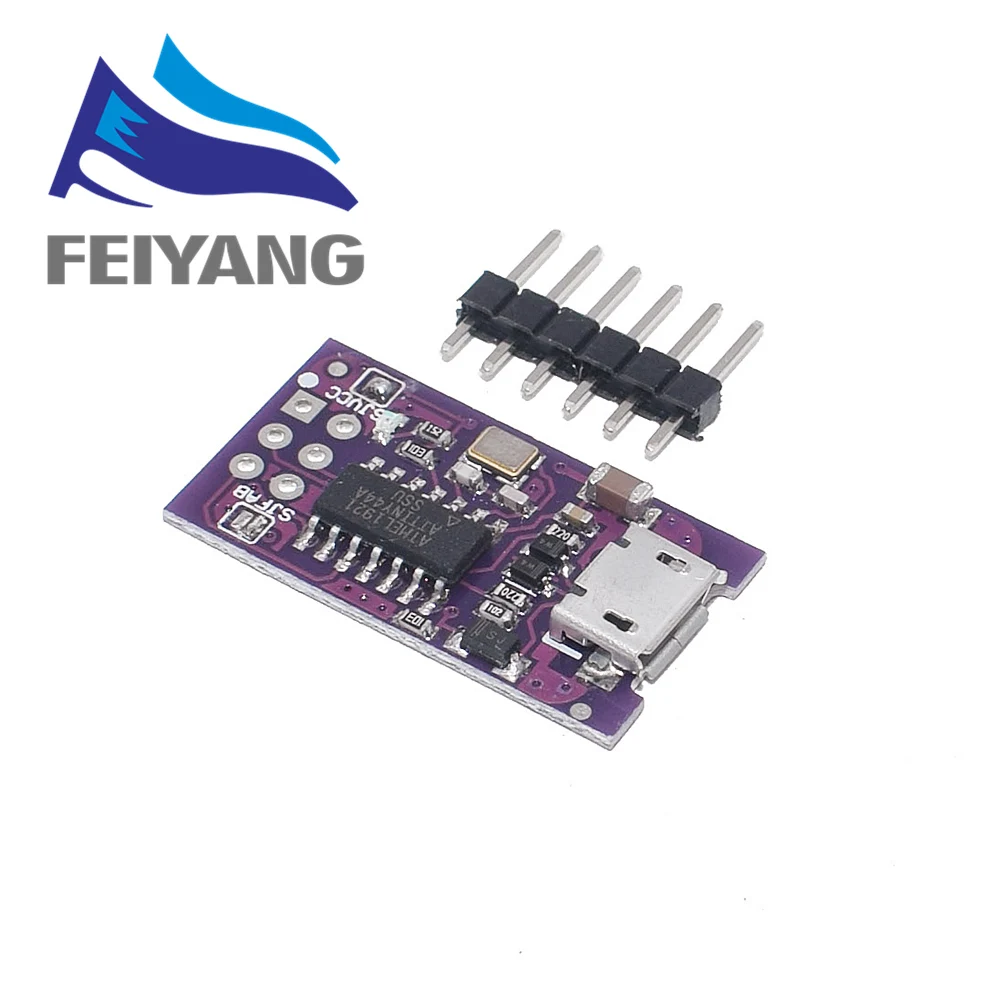 Микро usb 5 в крошечная AVR ISP ATtiny44 USBTinyISP программатор модуль для загрузчик ардуино