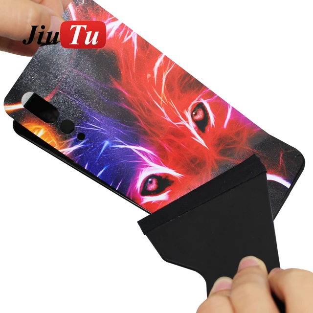 Screen Protector Hydrogel Film Remove Air Bubble Scraper Card For Iphone  Tablet Pc Mobile Phone With Cloth Plastic Board - Power Tool Accessories -  AliExpress