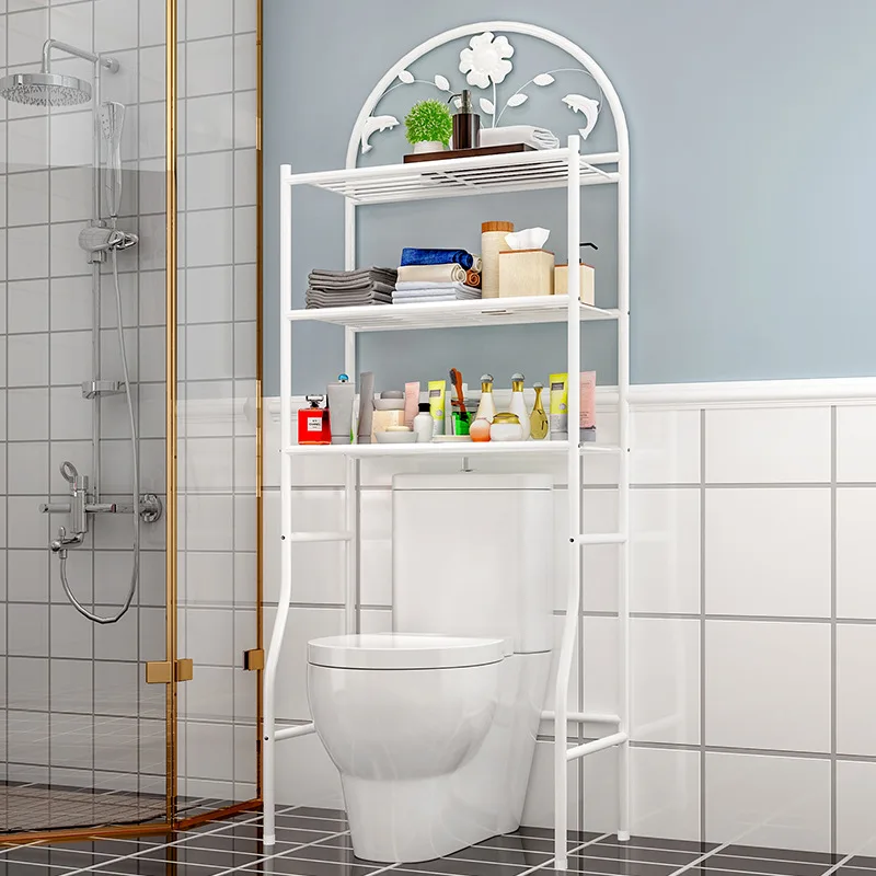 

Suo Ernuo Bathroom Multi-functional ma tong jia Shelf Toilet Organizing Rack Floor Washing Machine Frame Shelf