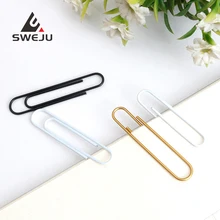 Держатель для зажима смешанный цвет 50 мм Длина держатель для бумаги милый диспенсер зажим офисные принадлежности