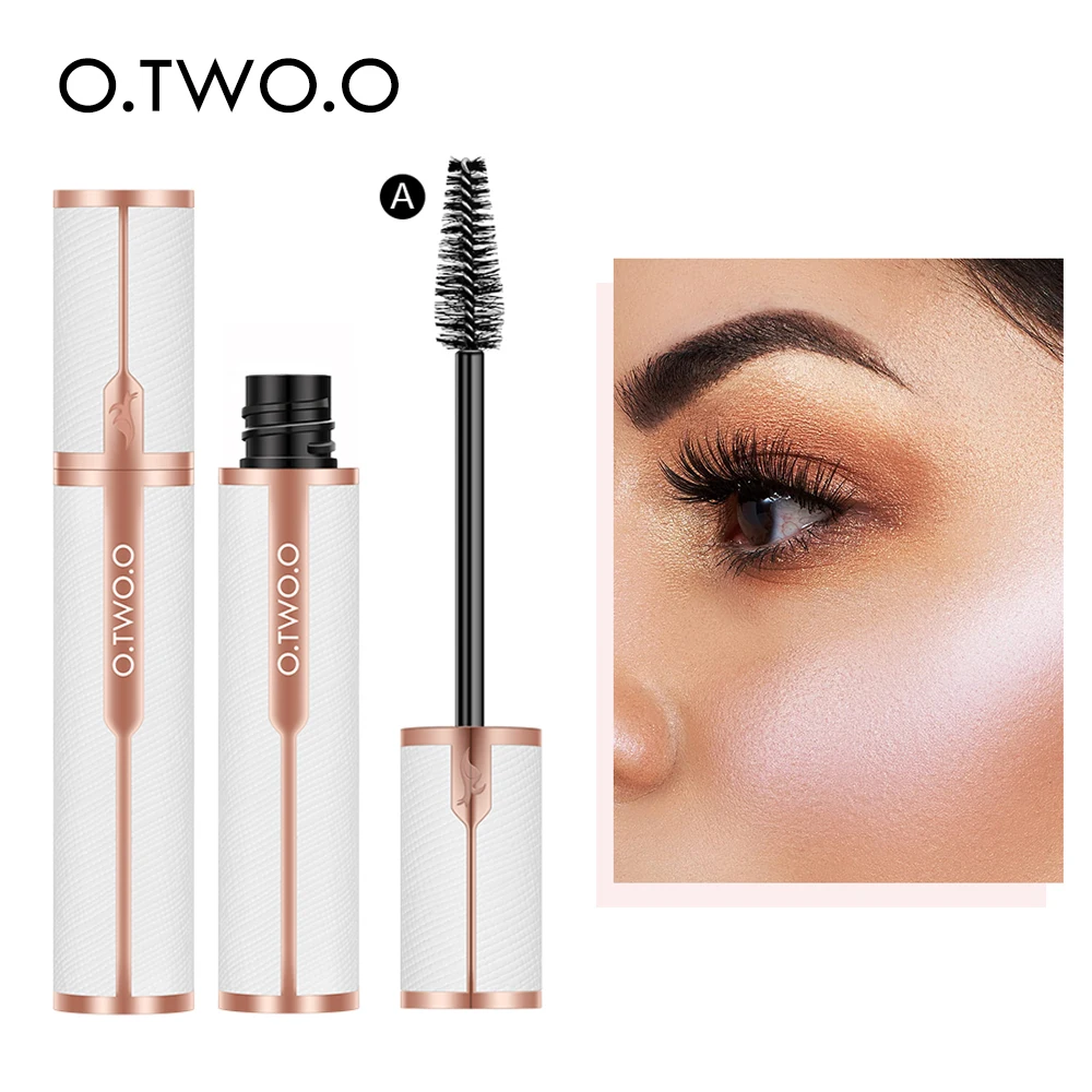 YG001 mascara A O. TWO. O тушь для ресниц водоСТОЙКАЯ 4D шелковое скручивание волокон объемные ресницы густые удлиняющие питающие ресницы наращивание ресниц высокое качество макияж - Цвет: YG001 mascara A