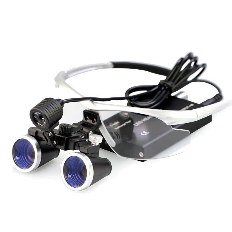 Dental Loupes with 3 W Head Light Dentist Binoculars Medical Operation Magnifying Glasses Lupa Surgery Surgical Magnifier Dental Loupes with 3 W Head Light Dentist Binoculars Medical Operation Magnifying Glasses Lupa Surgery Surgical Magnifier