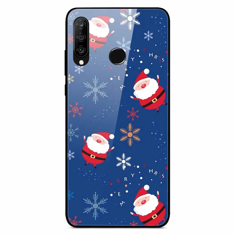 12 Рождественский чехол для huawei honor 20S 10i, закаленное стекло, жесткий чехол для телефона honor 20 Pro, чехол 20Pro, чехол для honor 10 lite - Цвет: 12