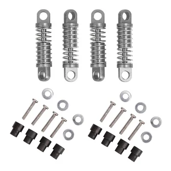 

HOT-4Pcs Alloy Shock Absorber Damper Oil Filled Type for Rc Hobby Model Car 1/28 Wltoys K969 K989 P929 Drift Rally Bigfoot,Gray