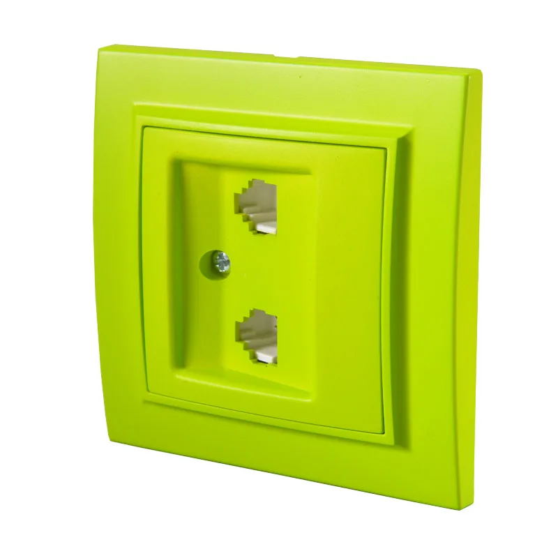 黄绿色双电话斜面