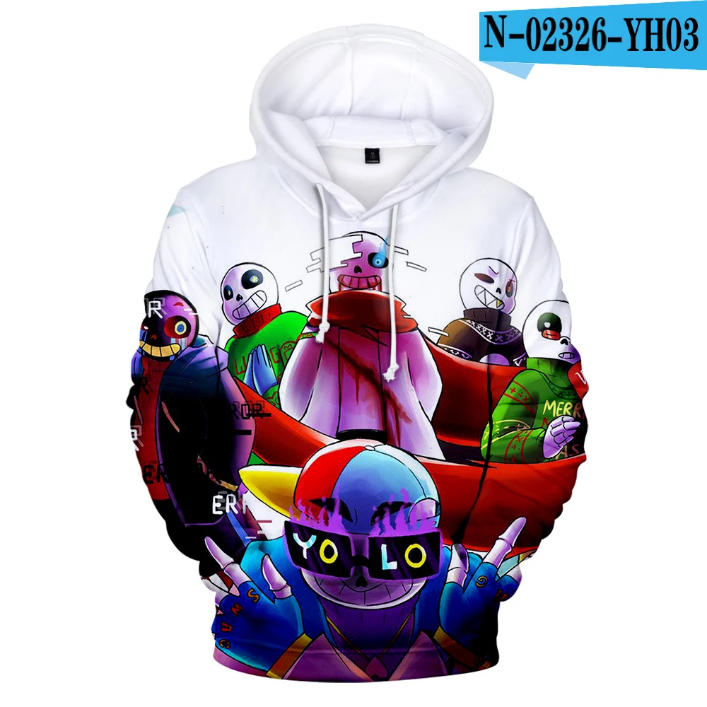 Children Hoodies Undertale Latest hoodie men/women 3D printed hoodies Undertale sweatshirts High Quality streetwear Clothing - Цвет: 3D