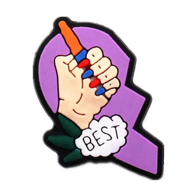 33 Kinds of Melanin Rights Protection Shoe Charms Accessories Black Life Prayer PVC Shoe Decoration for Croc jibz X-mas Gifts A