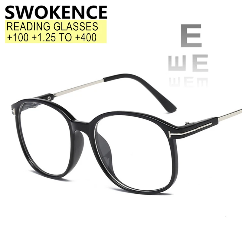 SWOKENCE + 50 75 100 125 до 400 очки для чтения Для женщин мужчин Высокое качество Полный