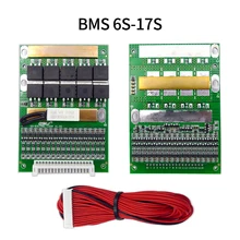 6S TO 17S BMS 50A 3.2V 3.7V 18650 Lithium Li-ion Battery Balancer Module 10S 13S Lifepo4 BMS Lipo PCM Balance Protection Board