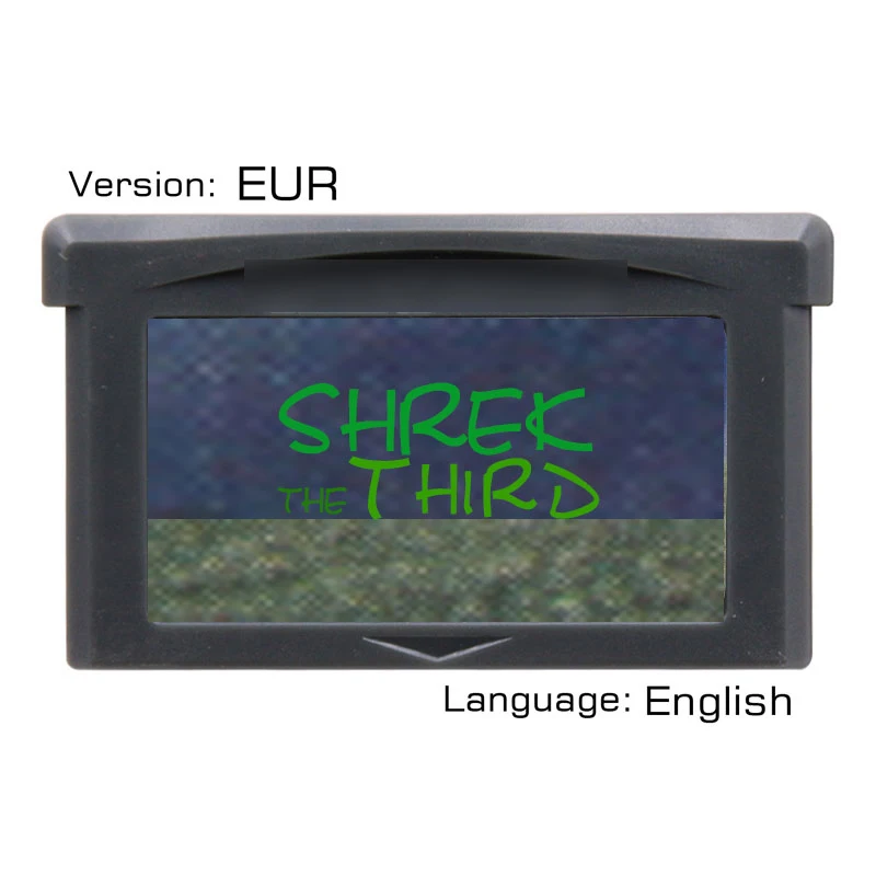 Shrek The third 32 Bit видеоигра картридж консольная карта версия EUR язык английский