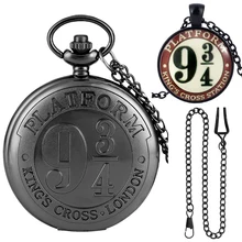 

Attractive Clock Antique Retro Pocket Watch Pendant Chain Women Men Gift Set Necklace Bronze Accessory Reloj Hombre