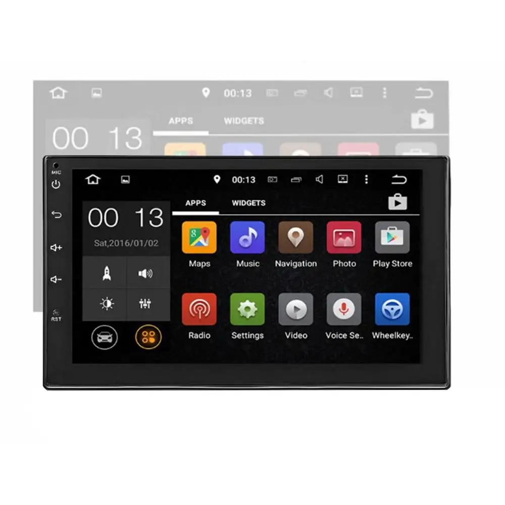 7 дюймов Android Универсальная машина четырехъядерный HD емкостный экран gps навигация все-в-одном с RDS 7003A
