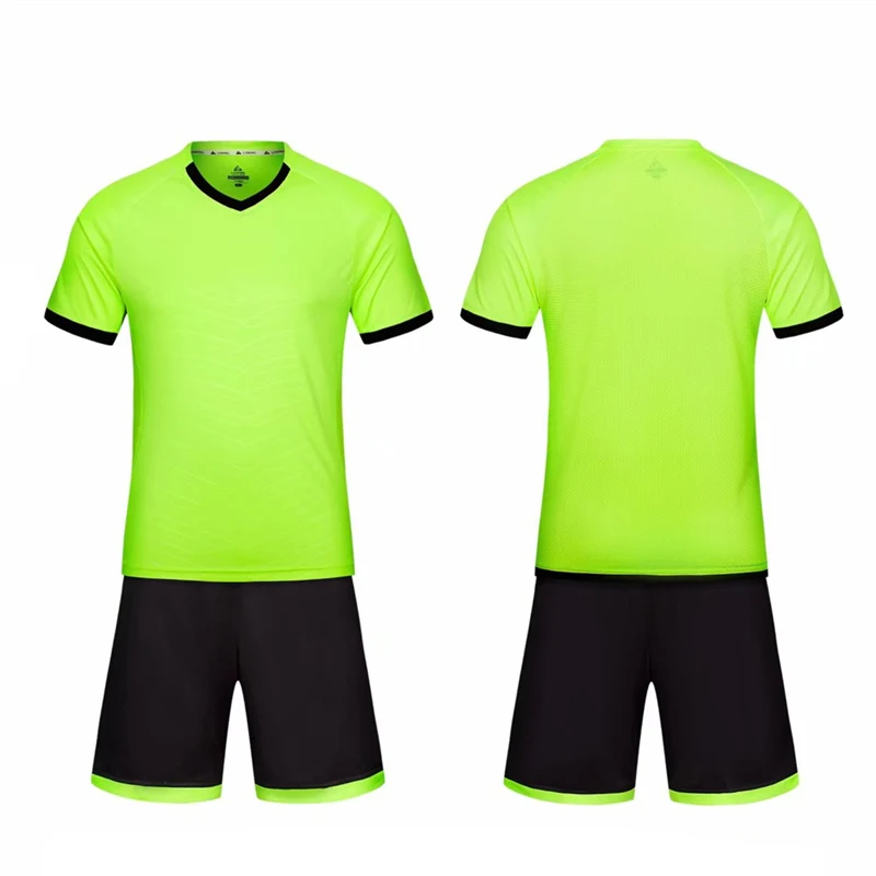 Light Green Новые высококачественные футбольные майки для взрослых и детей, комплекты с коротким рукавом, Survete, мужские футболки для футбола, для мужчин, детские спортивные костюмы Futbol - Цвет: Light Green