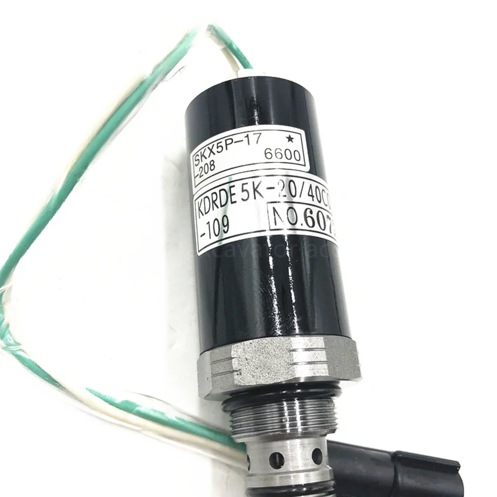 DX150 DH220 215-7 225-7 Solenoid Valve KDRDE5K-20/40C07-109 For Daewoo Doosan pump Excavator XJBN-00382 XJBN-00014