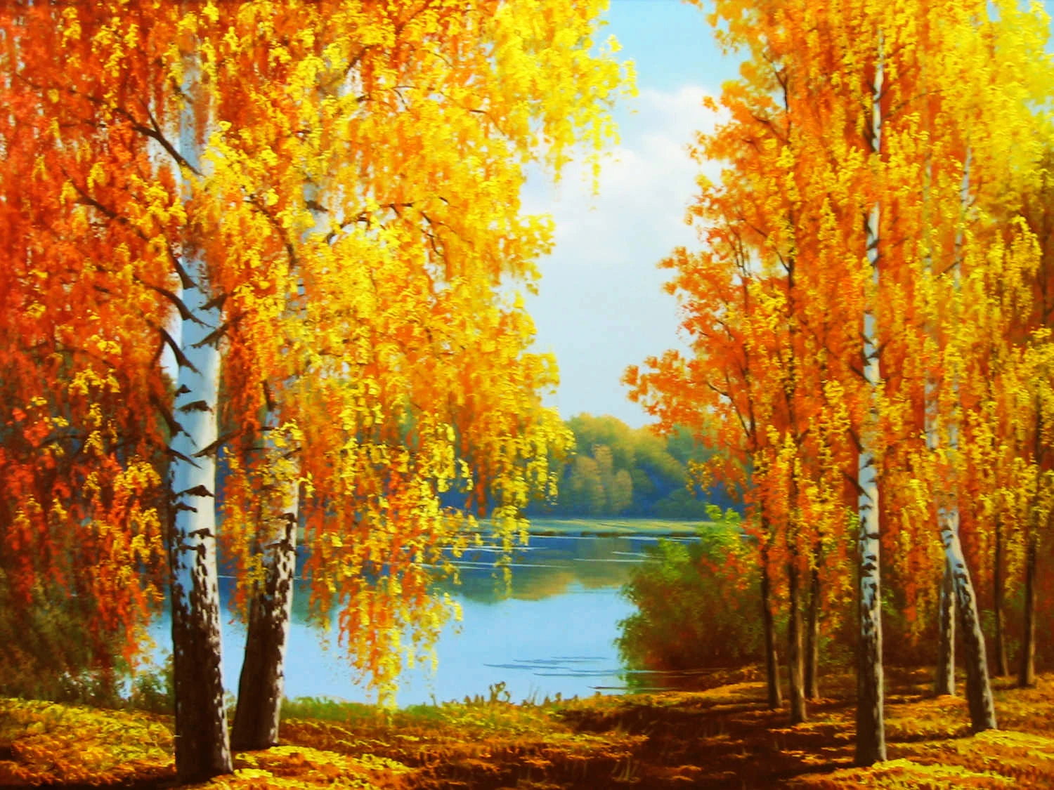 Evershine Full Square Diamond Painting Tree 5D DIY Diamond Embroidery Landscape Autumn Rhinestone Art Home Decor 