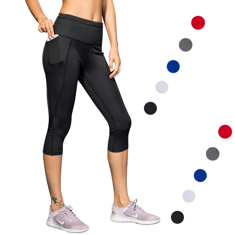 Running capris with drawstring Clearance