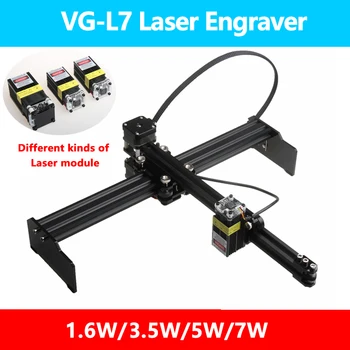 

Laser CNC Engraver Engraving Carving Machine Mini Desktop Logo Mark Printer Wood DC 12V 7W DIY CNC Router Machine 19x33cm