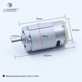 

Durable 390 Micro Motor DC12V High Speed Power Motor 11.5mm Shaft For Car Pump Electric motor Vacuum cleaner, hair drye