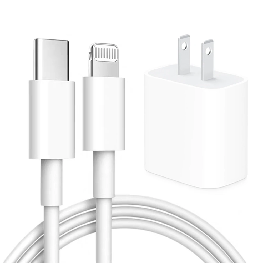 18 Вт USB-C выход PD быстрое зарядное устройство для iPhone 11 Pro Max X XR XS MAX 8 Plus iPad Pro Быстрая зарядка EU/US адаптер питания USB-C кабель