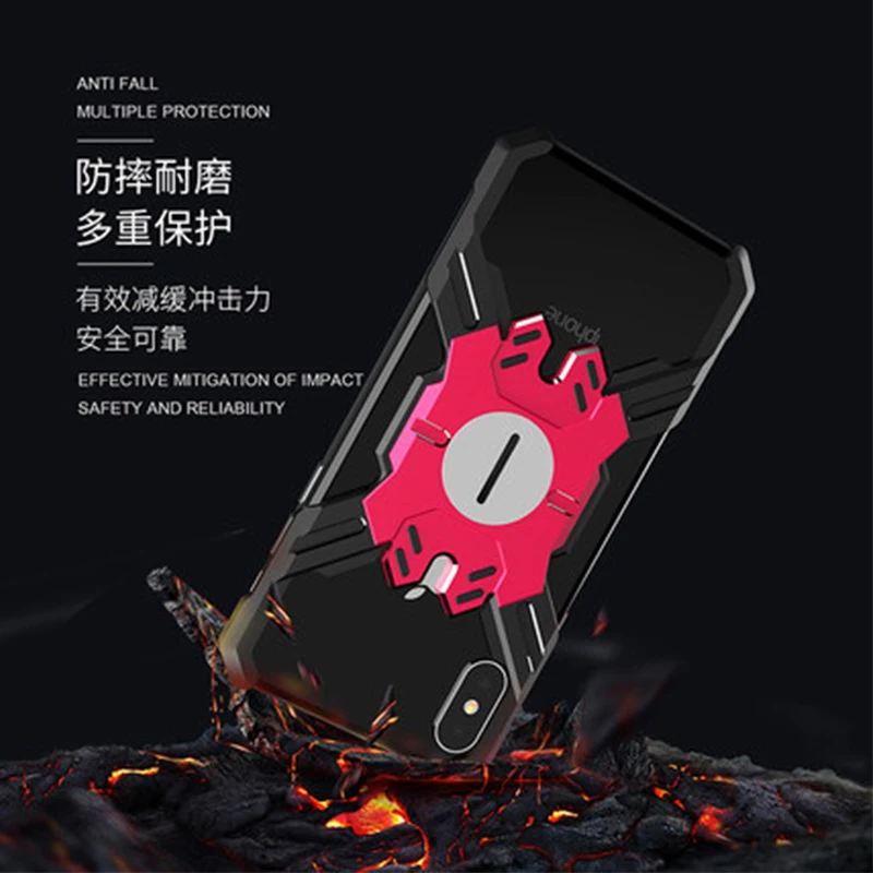 Модный металлический бронированный чехол для Iphone 7/8, бампер для телефона, рамка для Iphone 7 plus/8 plus, защитный чехол 4,7/5,5 дюйма
