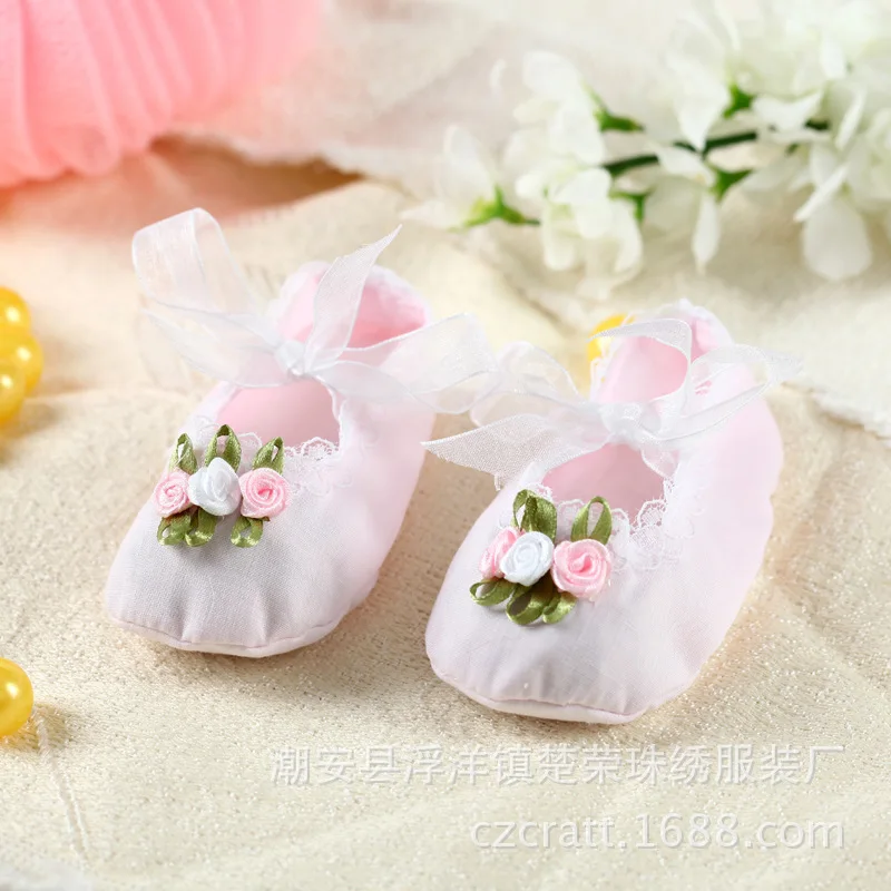

Baby Shoes Baby Shoes Newborn Full Moon Princess Shoes Lace Lace Shoe Soles