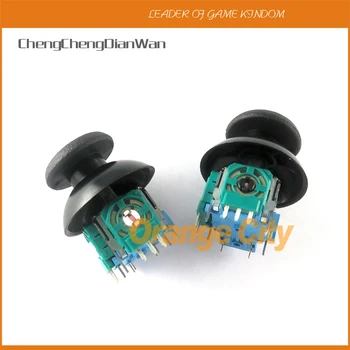 

2sets Original 3D Joystick with original joystick cap Axis Analog Sensor Module Replacement for Playstation4 PS4 Controller