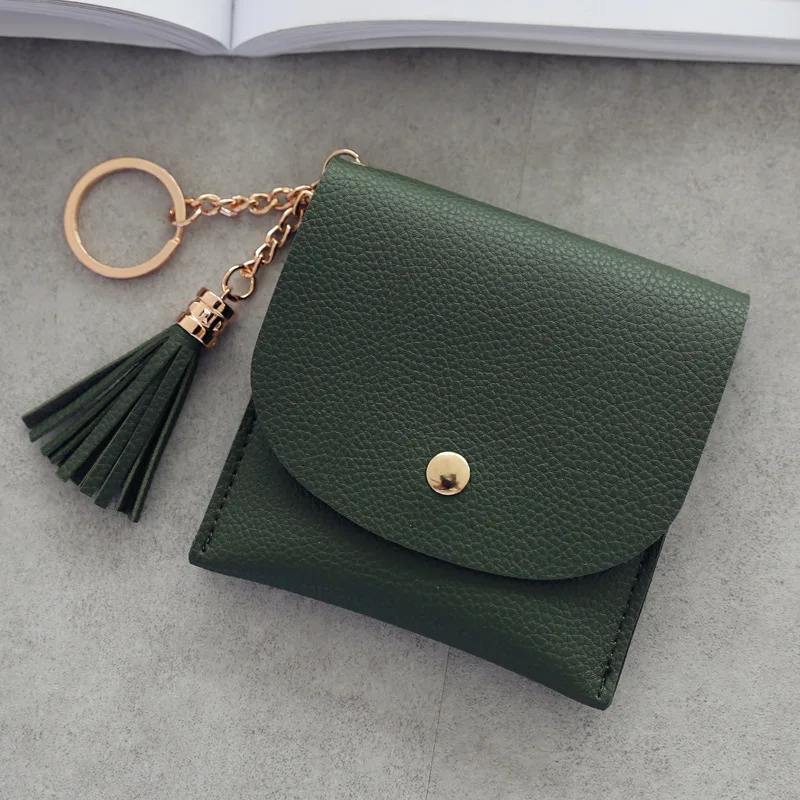 ETya женский кошелек с кисточкой Дамский Мини клатч держатель для монет кошельки