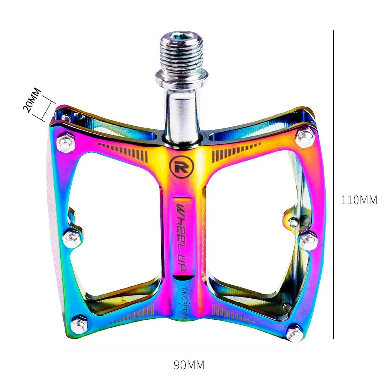 Колеса до Utral герметичные велосипедные педали с ЧПУ алюминиевый корпус для MTB шоссейного велоспорта 3 подшипника велосипедные противоскользящие педали