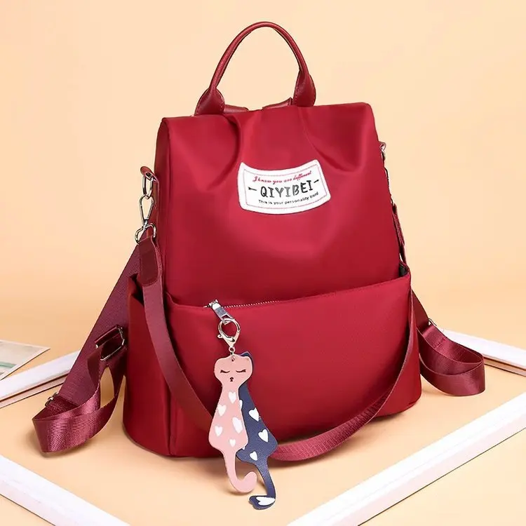 Стиль рюкзак Горячая нейлон водонепроницаемый кулон Повседневная Дорожная Спортивная женская сумка производители оптом 8781