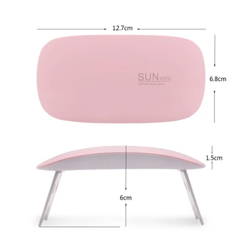 

Portable Mini UV Lamp By SUNmini LED Ultraviolet Light UV Resin Tool Nail Dryer Resin Jewelry Making 6w USB LED UV Lamp