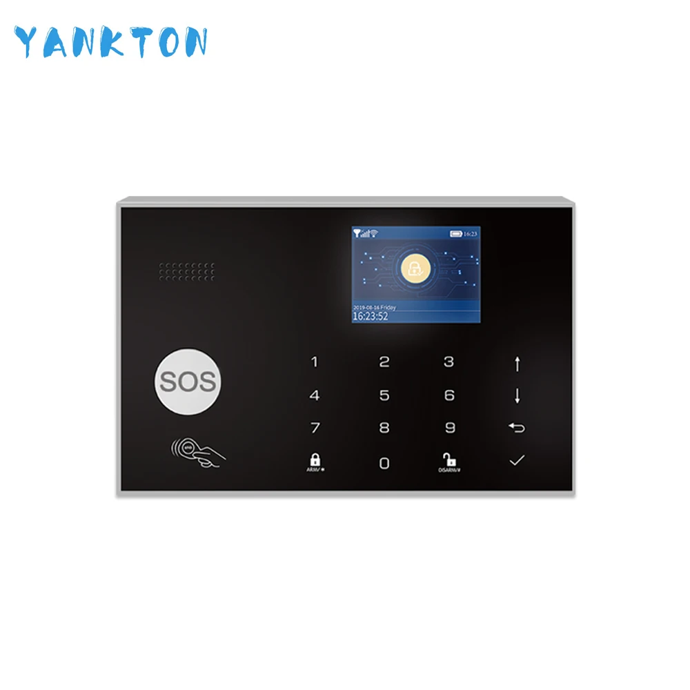 YK-002-GSM-G30 Специальная wifi GSM Tuya домашняя охранная сигнализация 433 МГц Частота Беспроводная сигнализация комплект приложение дистанционное управление - Цвет: YK-002-GSM-G30