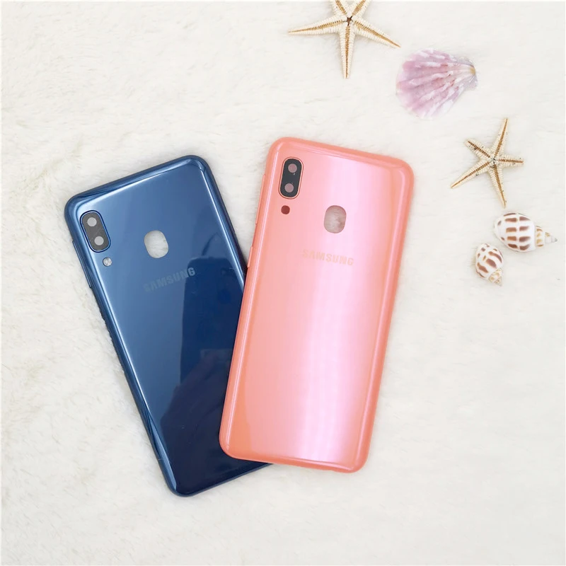 A20 E чехол,, samsung galaxy a20e, пластиковая крышка для батареи, полная защита задней двери, сменный корпус, боковые кнопки и логотип