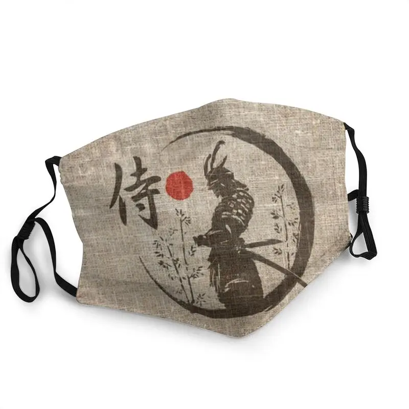Samurai Japanese Word Reusable Unisex Adult Face Mask Anti Haze Dust Protection Cover Respirator Mouth Muffle | Аксессуары для